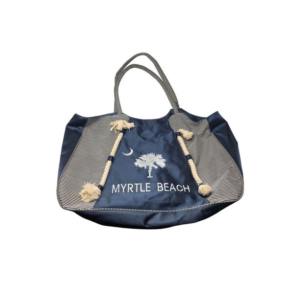 Strand Beach Fashion Myrtle Beach Vacation Tote Bag - Picture 1 of 11